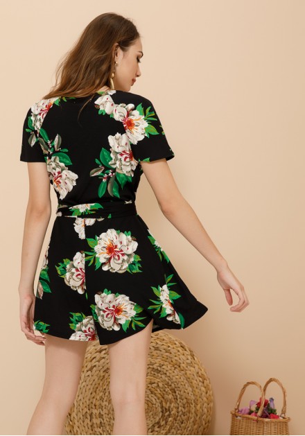 Ολόσωμο Floral Σόρτς